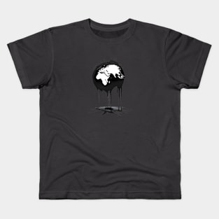 Melting planets Kids T-Shirt